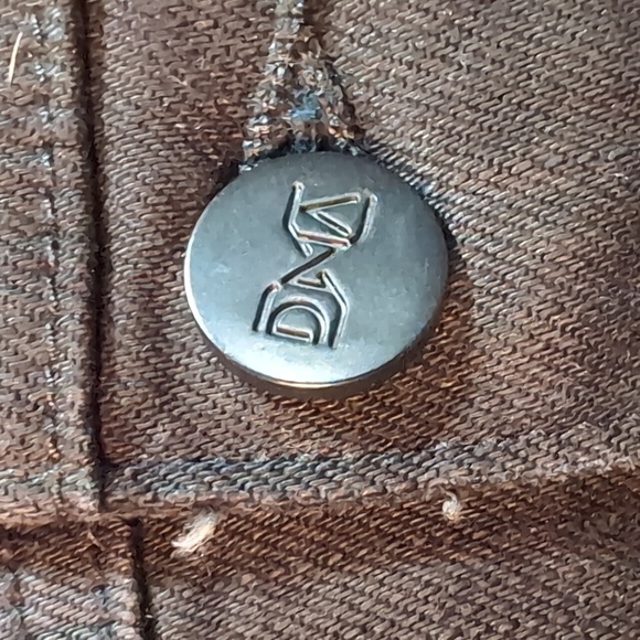 DNA, Hand-painted Black Distressed Women's Denim Jacket with Blue Accents,Size S - Picture 5 of 15